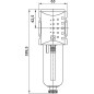 "Filtr sprężonego powietrza G 3/8"""