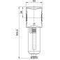 "Filtr sprężonego powietrza G 3/8"""