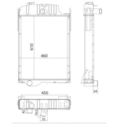 Chłodnica pasująca do John Deere