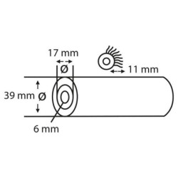 Wałek do malowania ścian, IV star, Vestan 11 mm 10 cm (2 szt.)