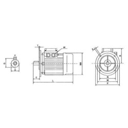 Silnik elektryczny 0.18 kW