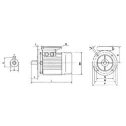 Silnik elektryczny 1.1 kW