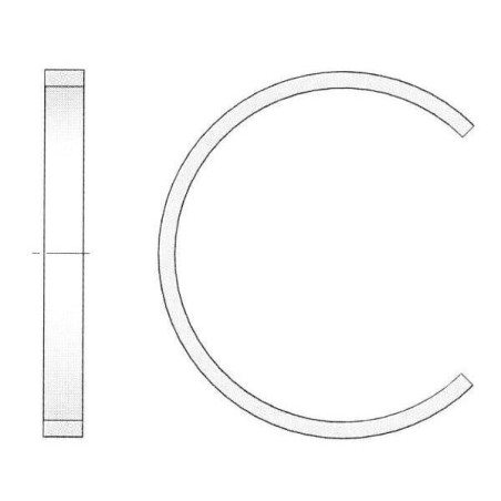 Pierścień ustalający Ø 85x3.5 mm