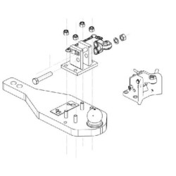 009606400A24 Płyta nośna zaczepu, K80 703 mm