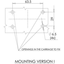 Lampa obrysowa LED, prawa 12/24V Kramp