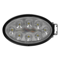 Lampa robocza LED, owalna 56W 5320lm 10/30V z wtyczką Deutsch, światło rozproszone 8 LED Kramp