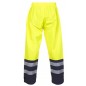 Spodnie przeciwdeszczowe wodoodporne roz. 3XL, Hi-Vis, żółty Hydrosoft Hydrowear