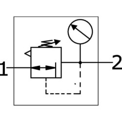 "Regulator ciśnienia 1/4"" 0.5-16 bar"