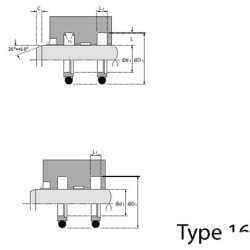 Uszczelniacz tłoczyska SAS 30x37.3x3.2mm Kramp
