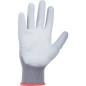 Rękawice robocze roz. 9/L szare, 3-pak nylon/polyester L=25 cm Protect Kramp