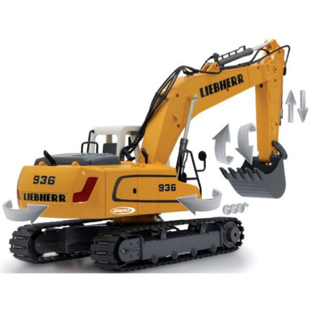 Koparka Liebherr R936 z łyżką zdalnie sterowana