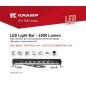 Lampa robocza długa LED, 120W, 6500lm, prostokątna, 12/48V biała, 486x90x57 mm z wtyczką Deutsch 3-pin, światło do jazdy dzienne