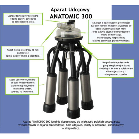 28/306-01 Aparat Udojowy ANATOMIC 300 ml