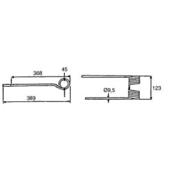 001530141KR Palec zgrabiarki LD