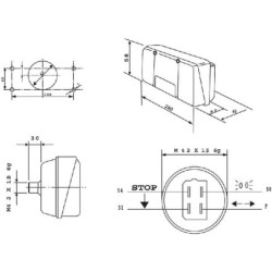 02257000 Lampa tylna zespolona 280x120mm, prawa Cobo