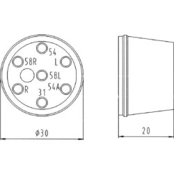 Gniazdo ISO 17124 typ N