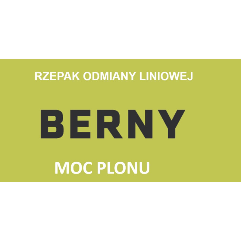 Rzepak ozimy Berny 2,1 mln  - nasiona rzepaku zaprawa T75