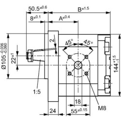 Pompa zębata AZPG-22-032LCB20MB Bosch Rexroth