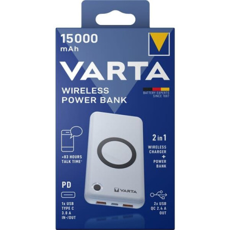 VT57908 Powerbank bezprzewodowy 15000