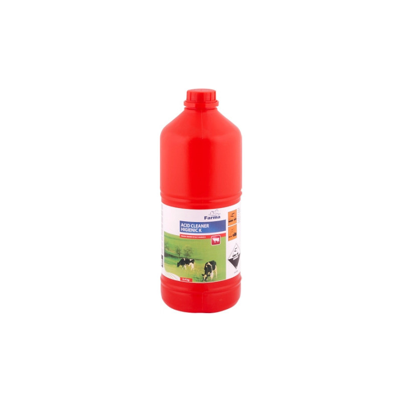 Kwaśny środek myjący "Higienic K" Farma, 2,4 kg