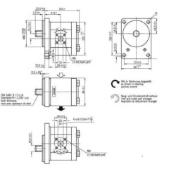 Pompa zębata AZPF-11-019LFB20MB Bosch Rexroth