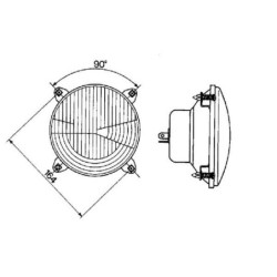 Element optyczny reflektora, okrągły Ø 142.5 mm Cobo