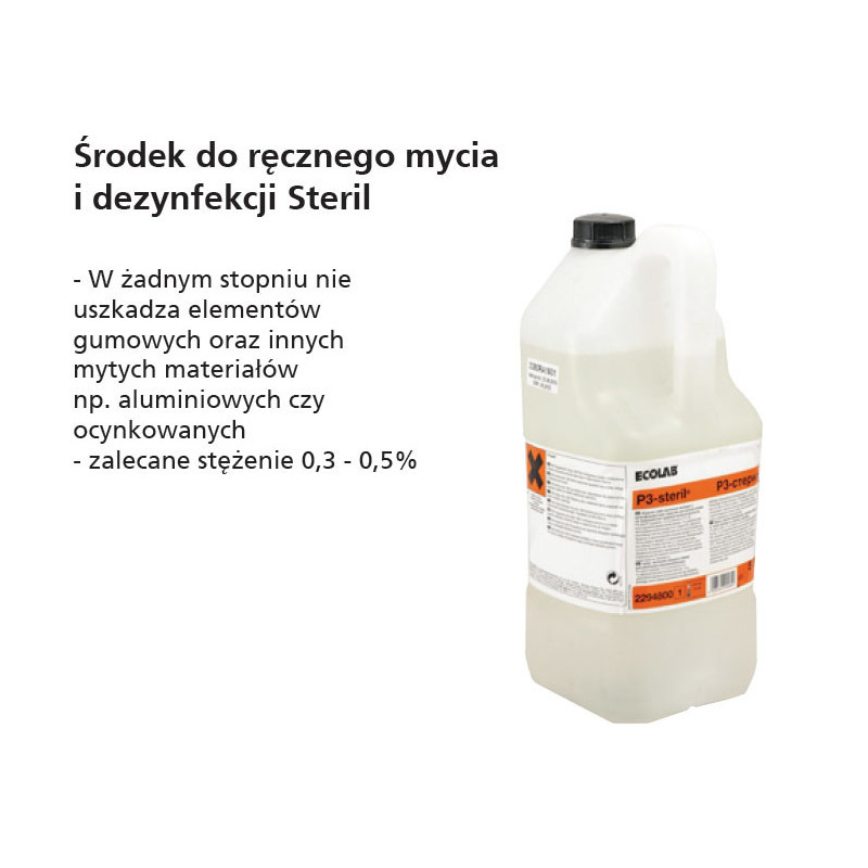 Środek do ręcznego mycia i dezynfekcji "Steril", 5 kg