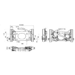 Płyta adaptera, 330 mm H160