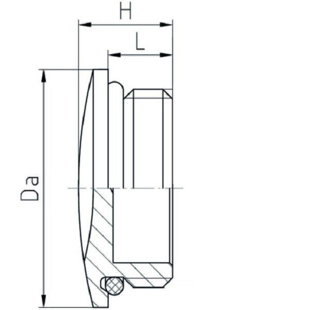 Korek mosiężny M20x1,5