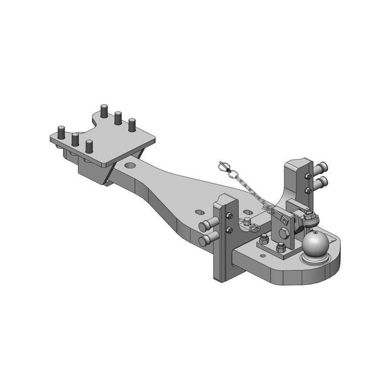 Płyta nośna zaczepu K80® JD 6230R, 6250R SET