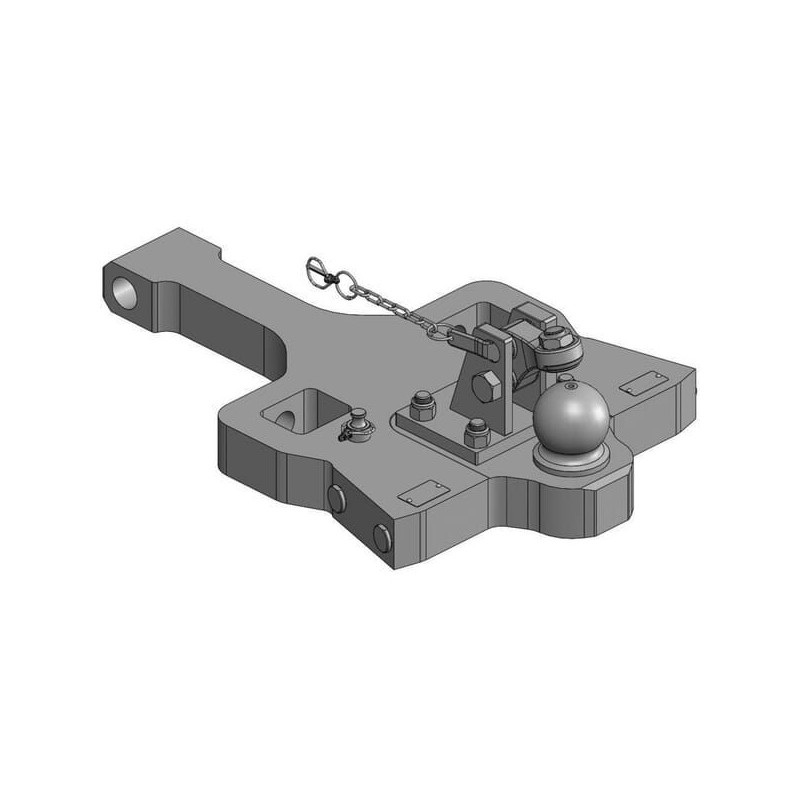 Płyta nośna zaczepu K80® MF Dyna-6 7719-7726 (+165 mm)