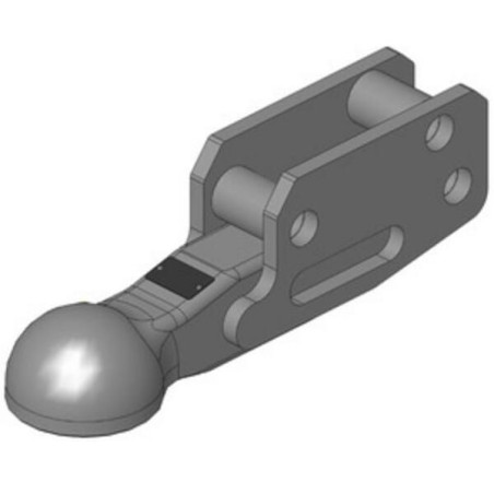 00647300A02 Zaczep kulowy K80® Krone Titan, XL, XXL Ladewagen