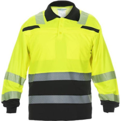 040460YBS Koszulka polo Tanna z długim rękawem Trendy Hi-Vis