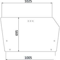 04352383N Szyba tylna górna Deutz