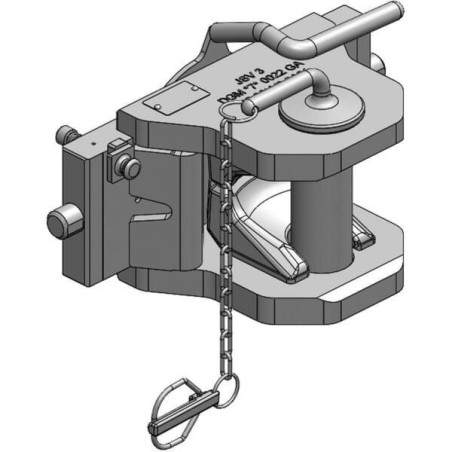 Zaczep oczkowy W330 S32 kat. D3 (Ø 50 mm) Spielbegrenzer DFS