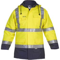 Kurtka Parka Hi-vis, żółty-niebieski, rozmiar 4XL, Tenderline, Hydrowear