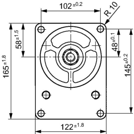 Pompa zębata AZPG-22-032LCB20MB Bosch Rexroth