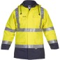 Kurtka Parka Hi-vis, żółty-niebieski, rozmiar 3XL, Tenderline, Hydrowear