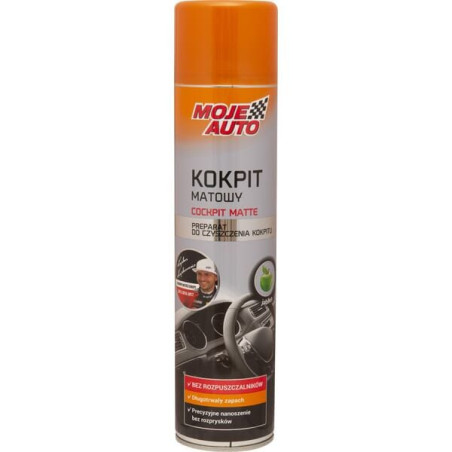 Preparat do mycia kokpitu matowy Moje Auto, jabłkowy 600 ml