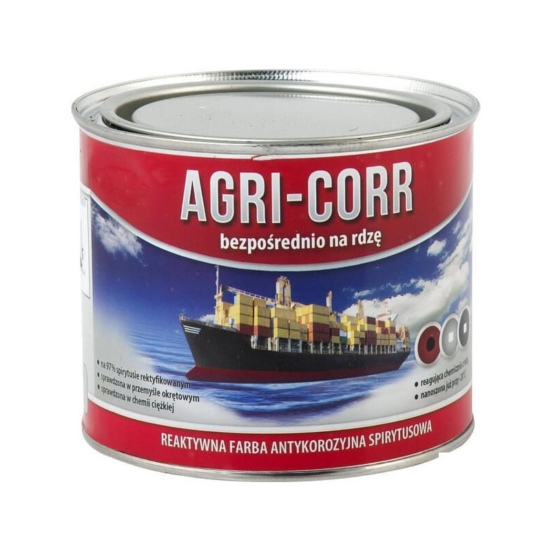 Farba Agri-Corr (Corr-Active), podkładowa czerwona 0,5 l