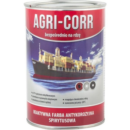 Farba Agri-Corr (Corr-Active), podkładowa czarna 1 l