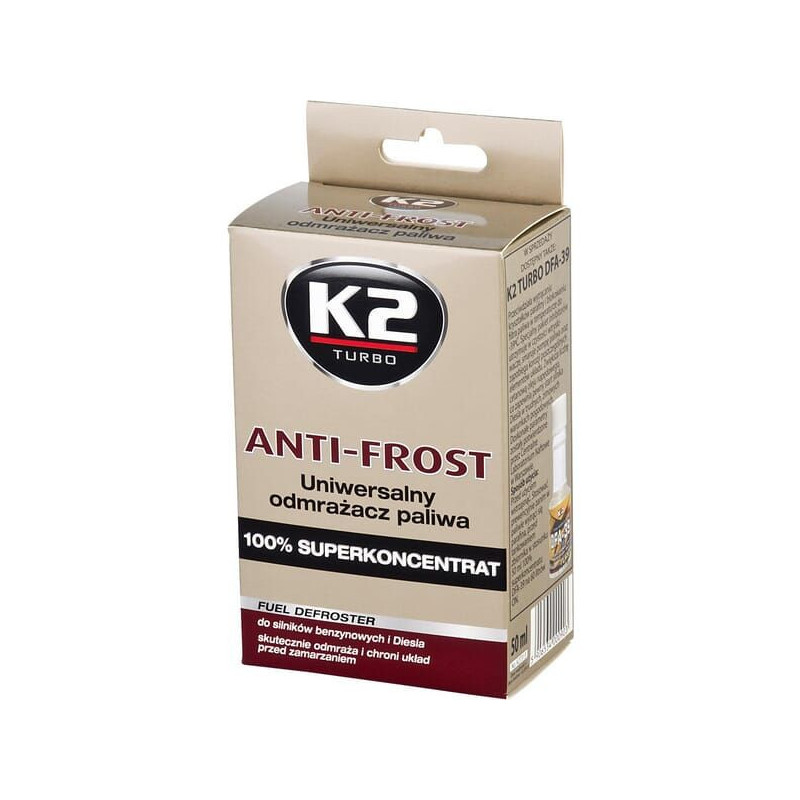 Uniwersalny odmrażacz do paliwa Anti-Frost K2, 50 ml