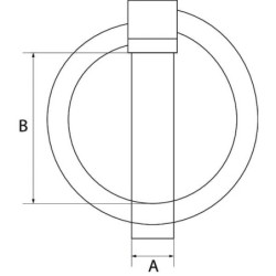 Zawleczka składana 12x46.5 mm Walterscheid