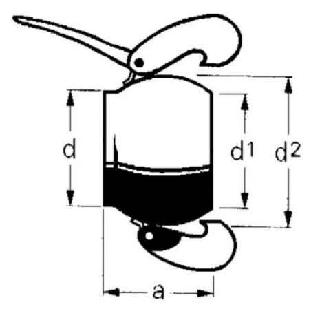 KKV 133mm końcówka Bauer