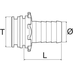 "Końcówka wtykana 3/8"" x 10 mm"