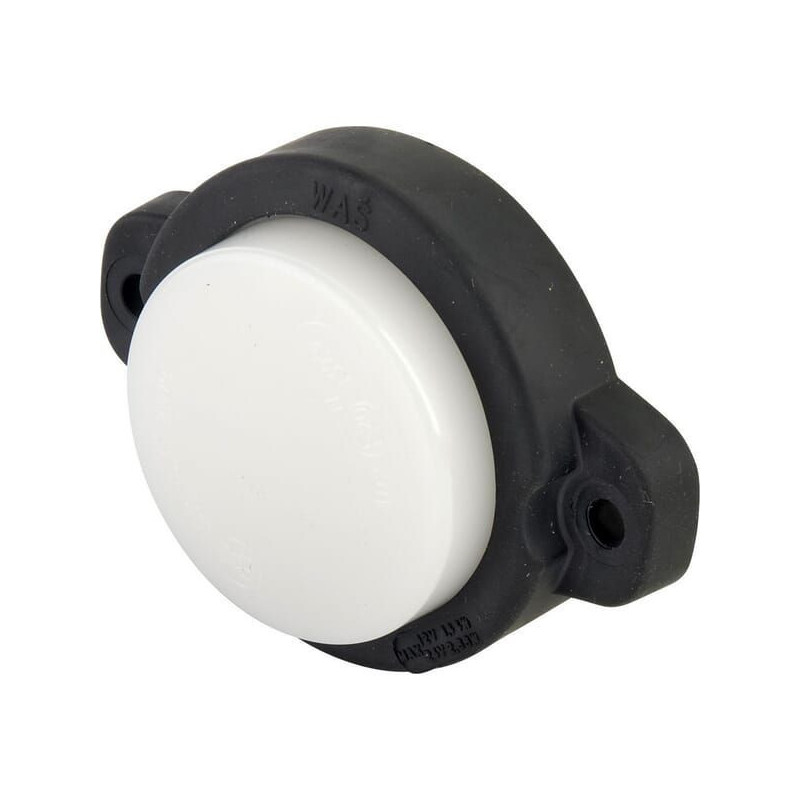 Lampa obrysowa LED, cytryna, 12/24V biała, przykręcana Waś