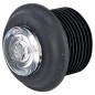 Lampa obrysowa LED, okrągłą 12/24V przezroczysta, przykręcana Waś