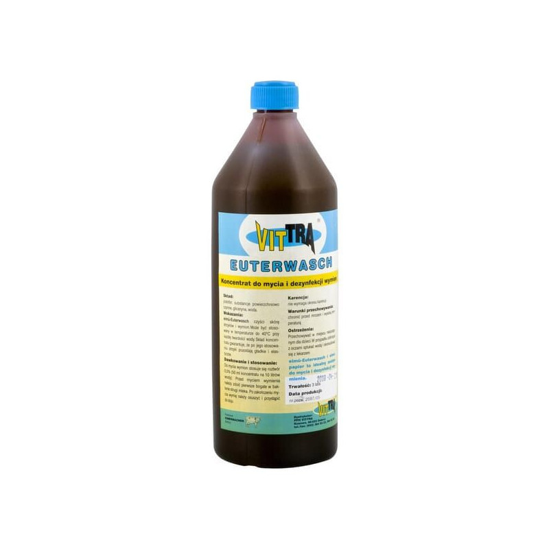 Preparat do przedudojowej higieny wymion Euterwash, 1 l