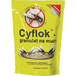 Cyflok granulat na muchy 250g