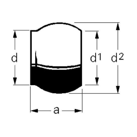 Kula spawana KKV bez pierścienia Bauer, 133 mm